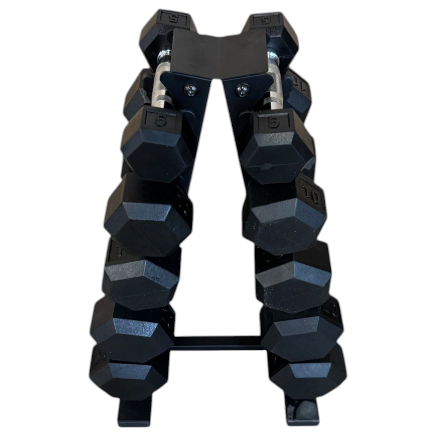 150LB Dumbbell Set with Rack